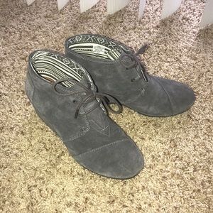 TOMS Wedge Bootie!